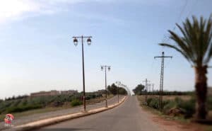 طريق درعا - اليادودة في الريف الغربي من محافظة درعا
