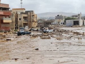 اعصار وفيضانات ليبيا