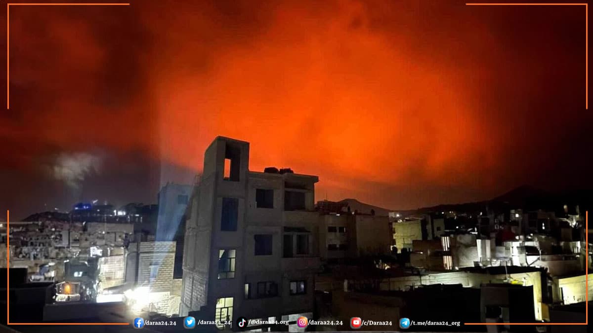 قصف إسرائيلي للعاصمة دمشق