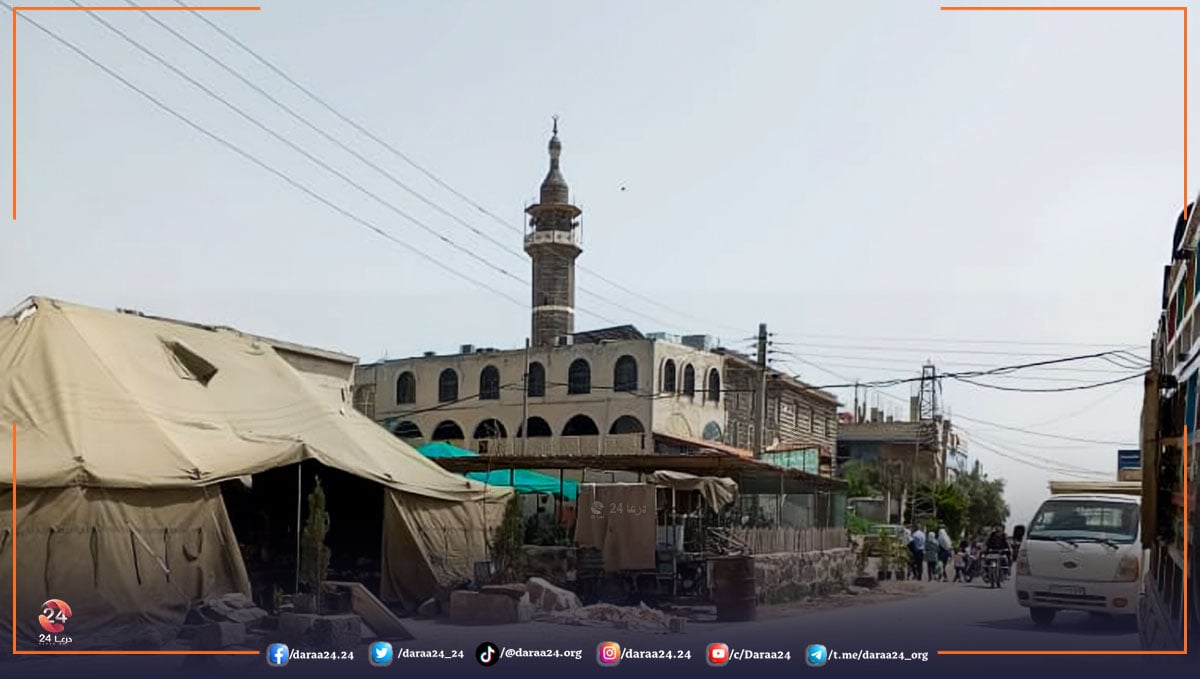 جامع الأنصار في مدينة جاسم في ريف محافظة درعا الشمالي
