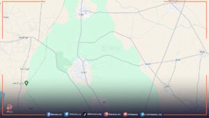 خريطة لبعض بلدات الريف الشمالي في محافظة درعا
