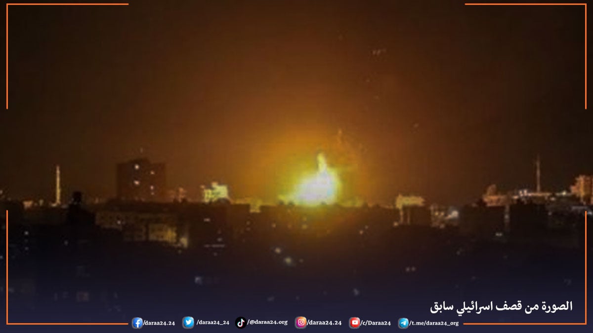 إصابة ثمانية من الجيش جراء قصف إسرائيلي لمحيط دمشق، بحسب وزارة الدفاع السورية